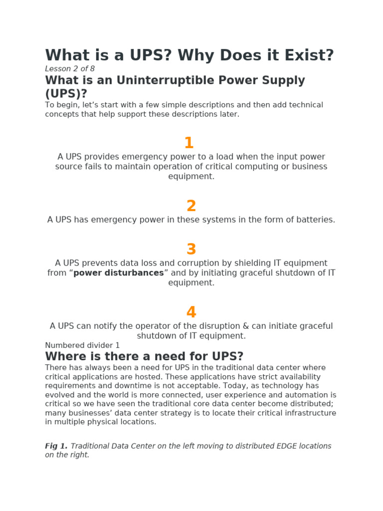 Understanding Uninterruptible Power Supplies | PDF | Power Inverter ...