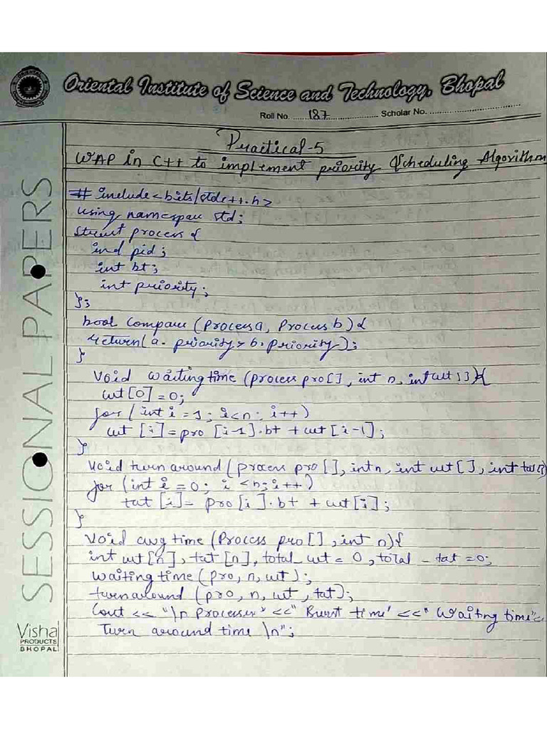OS Practical 5 187 | PDF