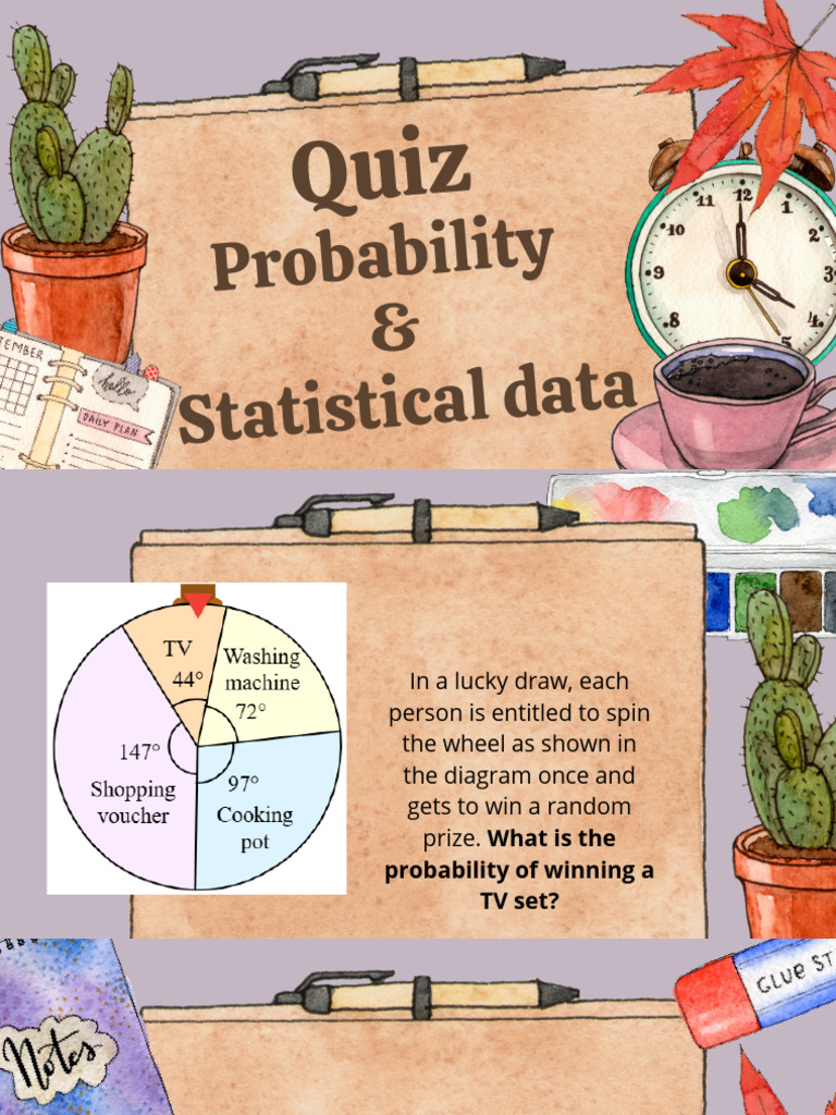 Quiz-Statistical Data and Probability | PDF