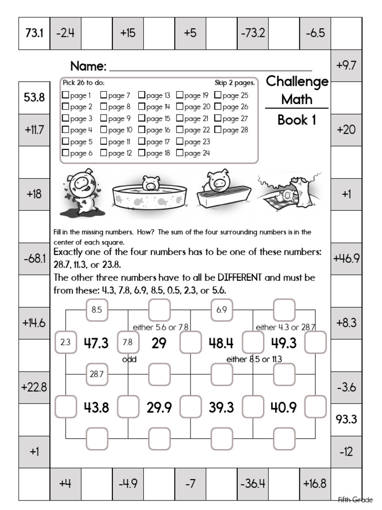 Grade 5 Math Worksheets PDF | PDF