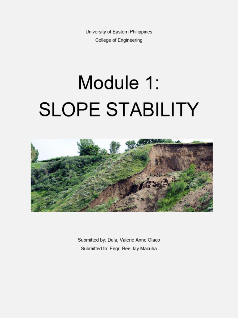 Slope Stability Analysis in Geotechnical Engineering | PDF | Earth ...