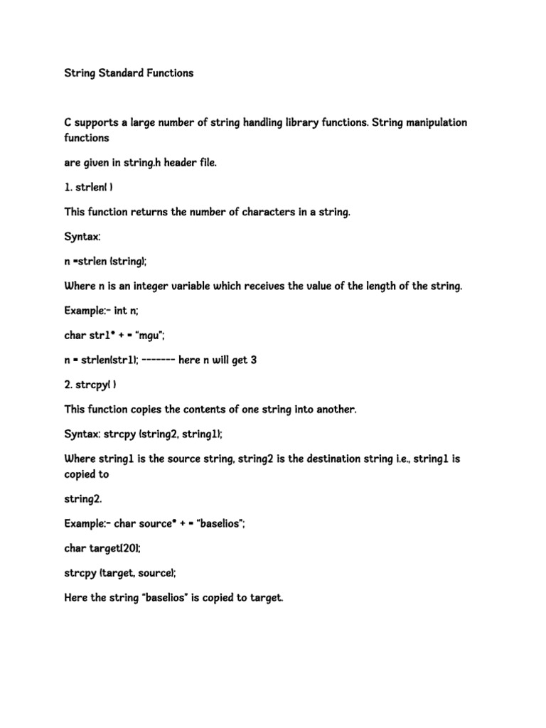 C String Functions and Recursion Explained | PDF | Parameter (Computer ...