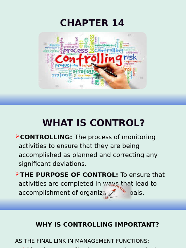 Topic 14 Monitoring and Controlling | PDF | Goal | Business