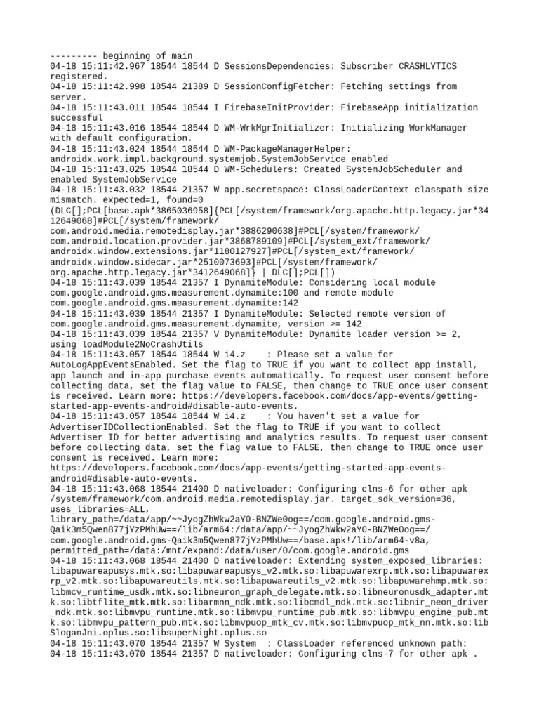 Com - Hello.miheapp - Secretspace Logcat | PDF | Android (Operating ...