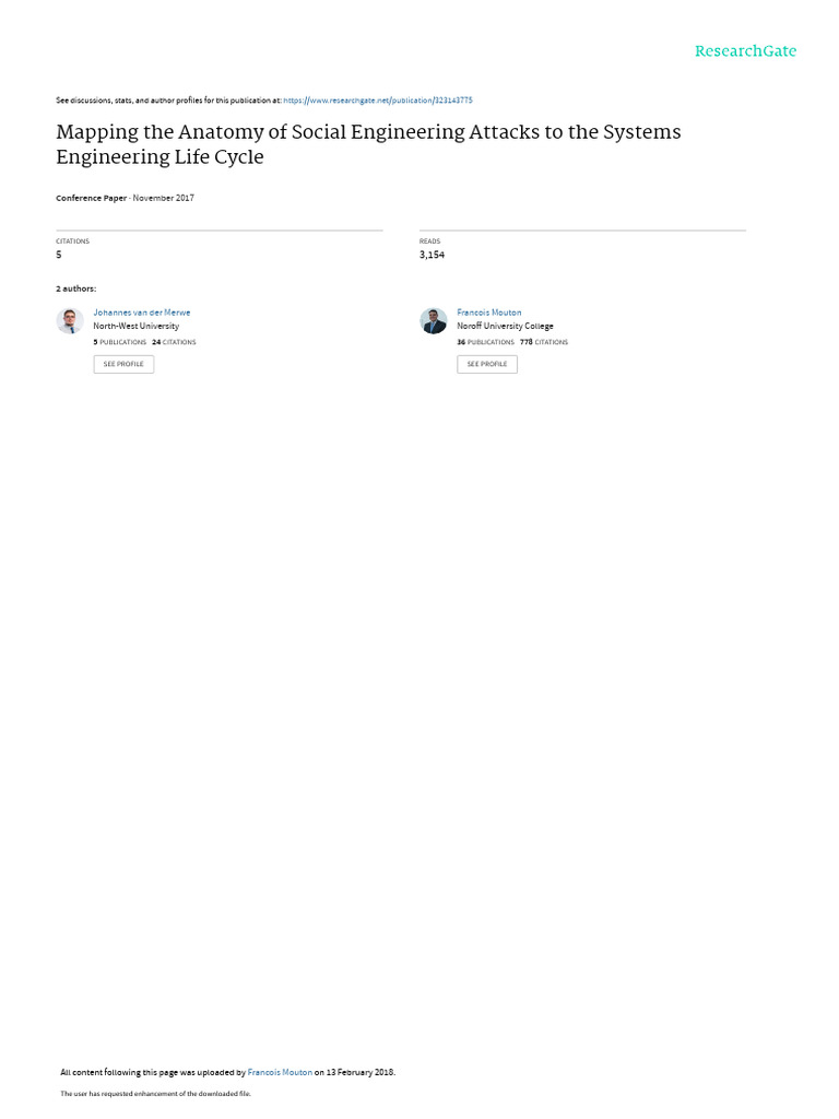 Four Phases of Social Engineering Attacks | PDF | Systems Engineering ...