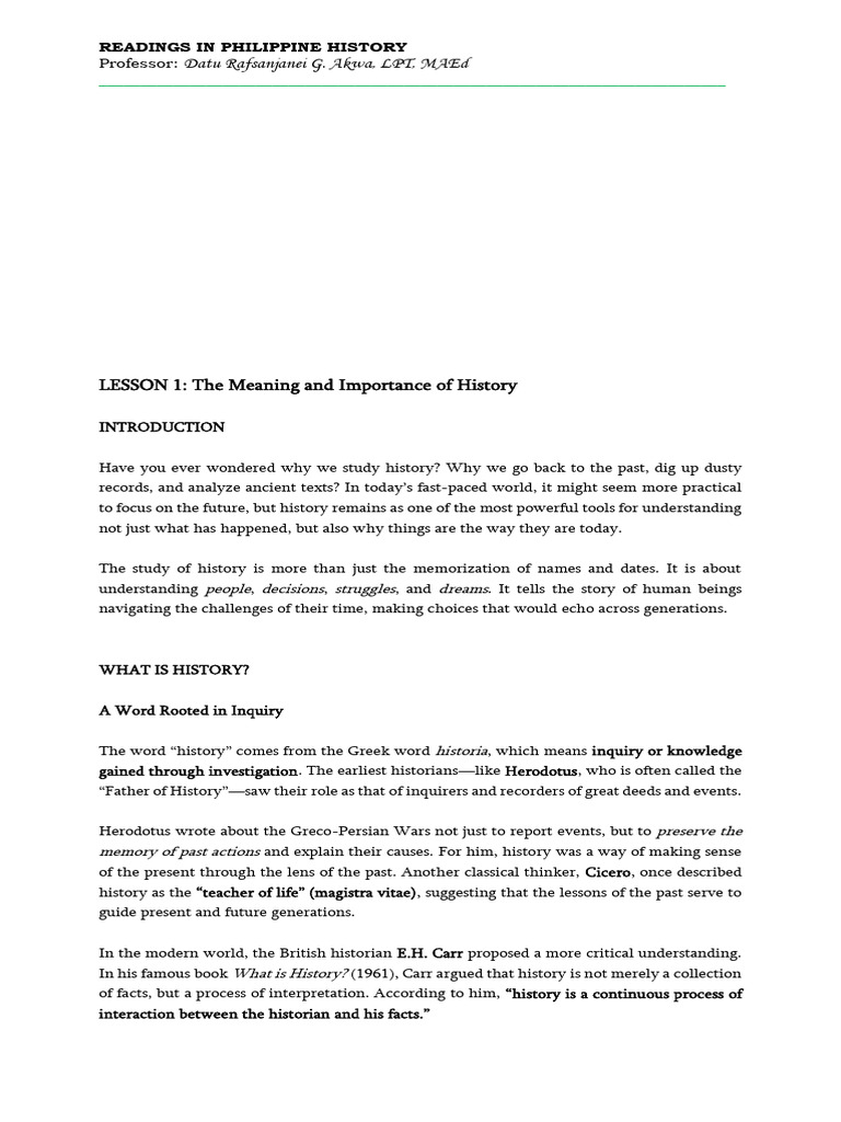 Understanding Philippine History Essentials | PDF | Narrative | Primary ...