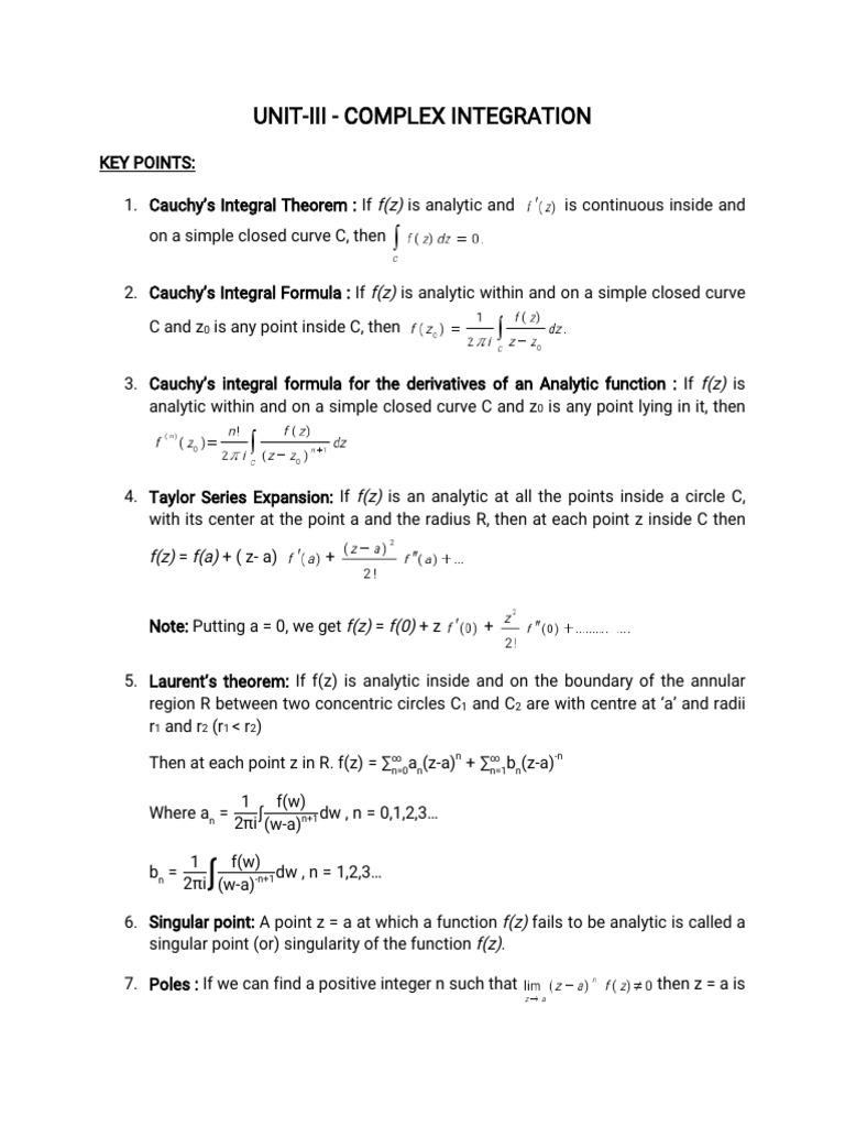 COMPLEXINTEGRATION | PDF