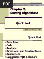 Sorting Algorithms: Quick Sort