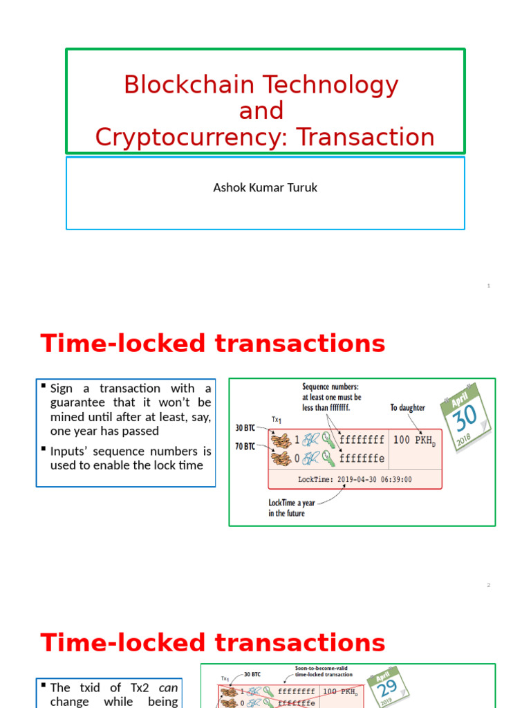 9 Advanced-Transaction | PDF | Cryptocurrency | Bitcoin