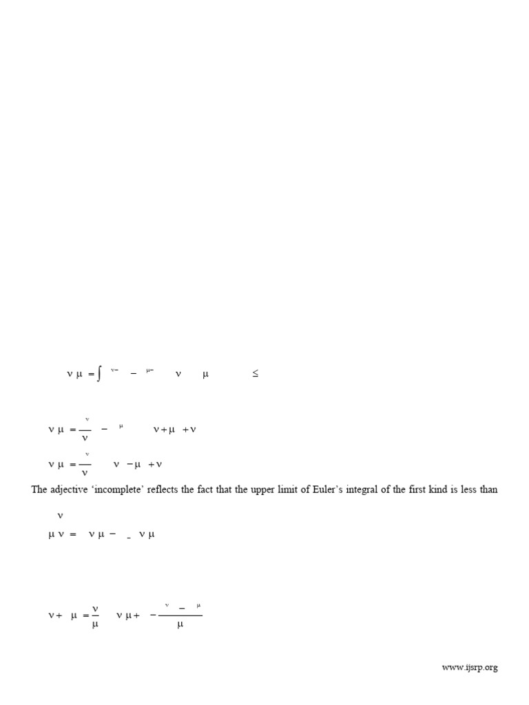 Generalized Incomplete Beta Function Results | PDF | Mathematics ...