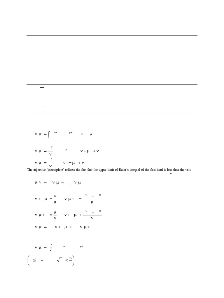 Generalization of Incomplete Beta Function | PDF | Probability ...