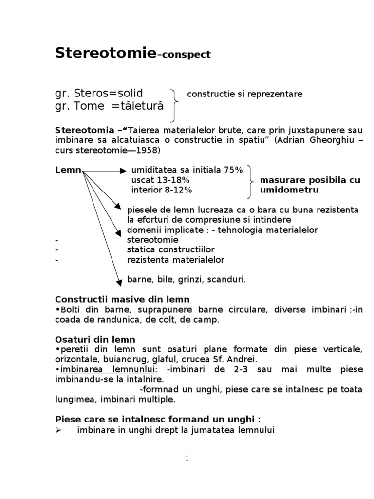 Stereotomie | PDF