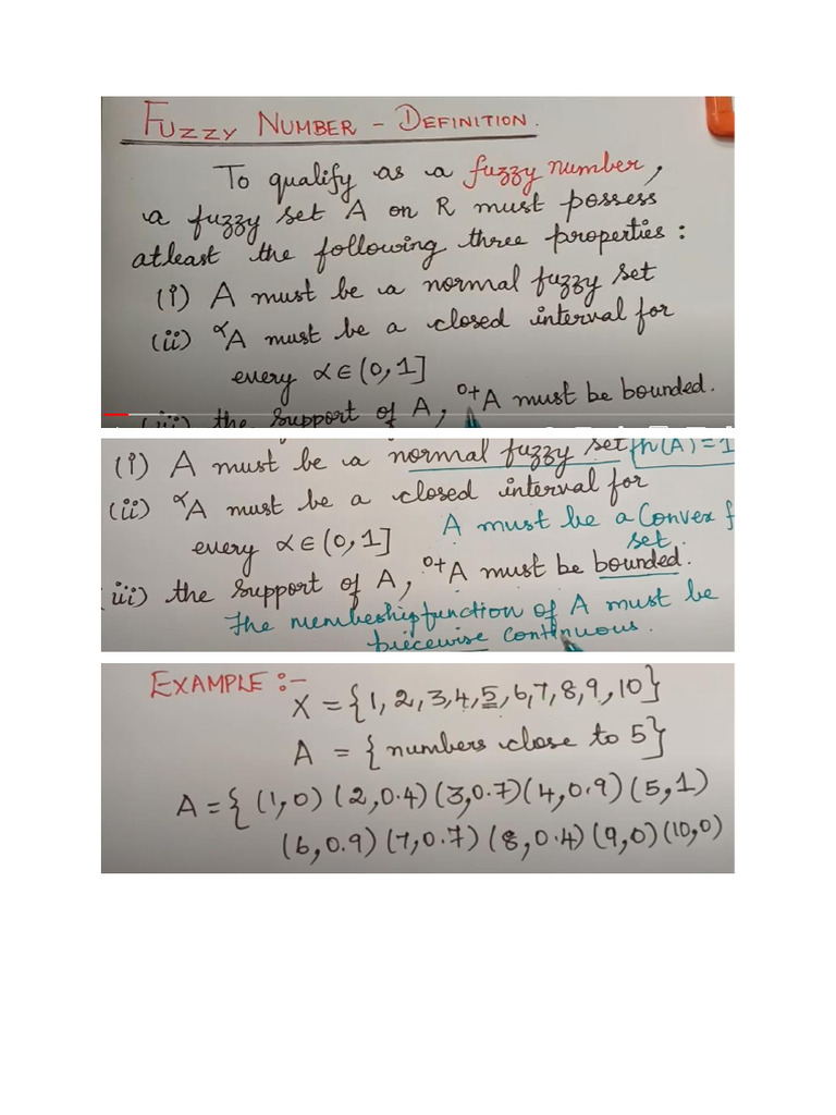 Fuzzy Numbers | PDF