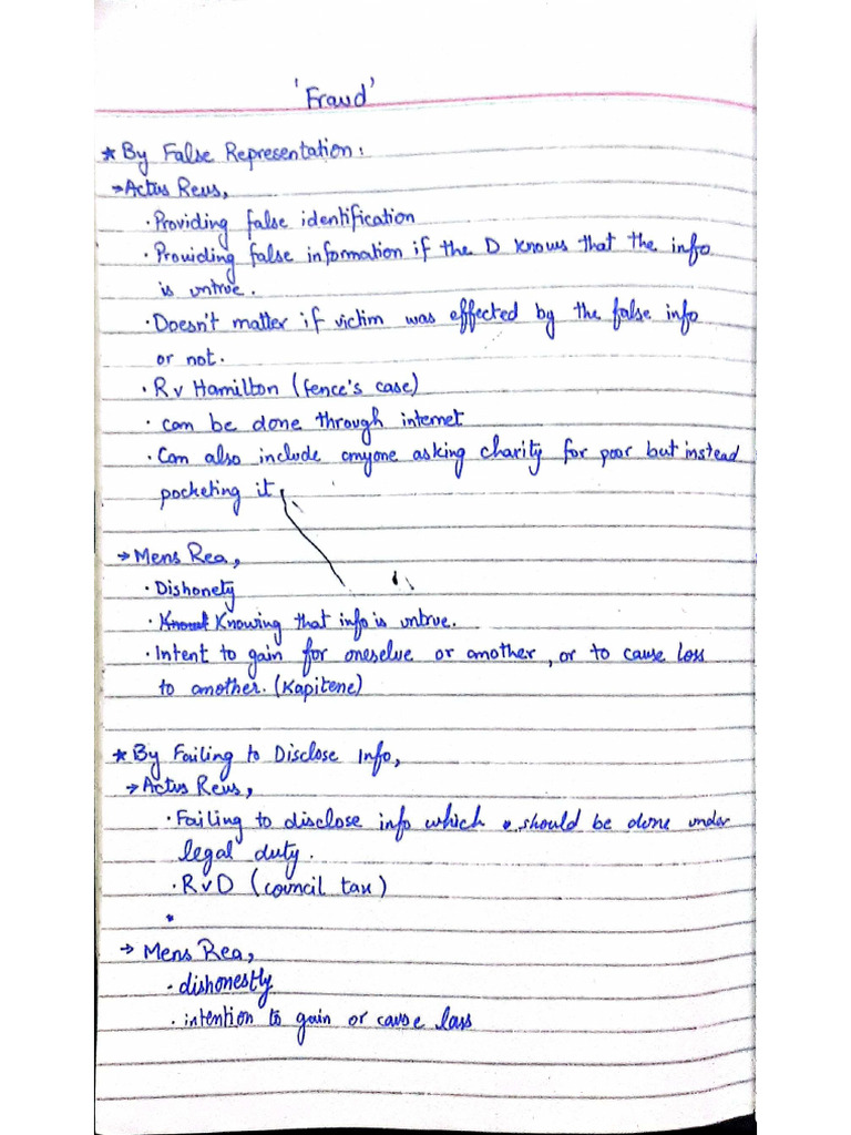 Fraud Pdf