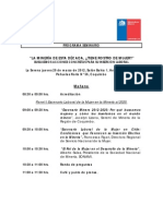 Programa Seminario Mujer