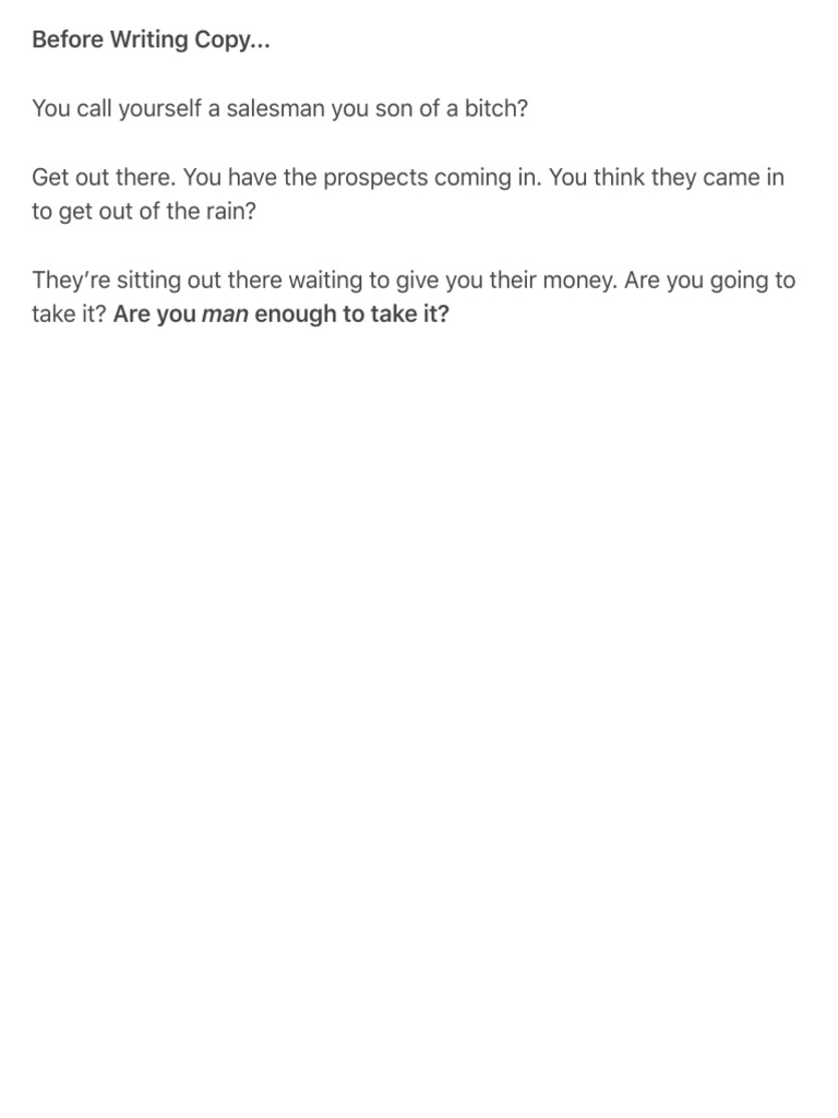Before Writing | PDF
