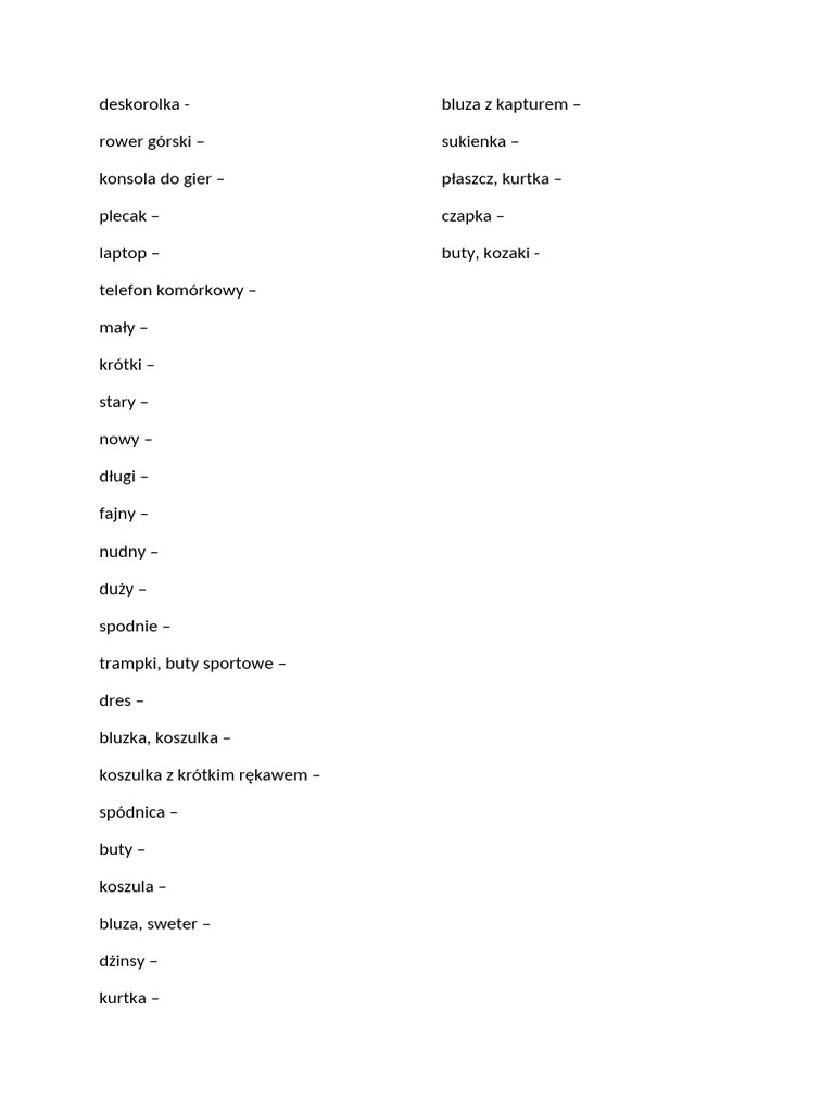 s-wka-ubrania-angielski-pdf