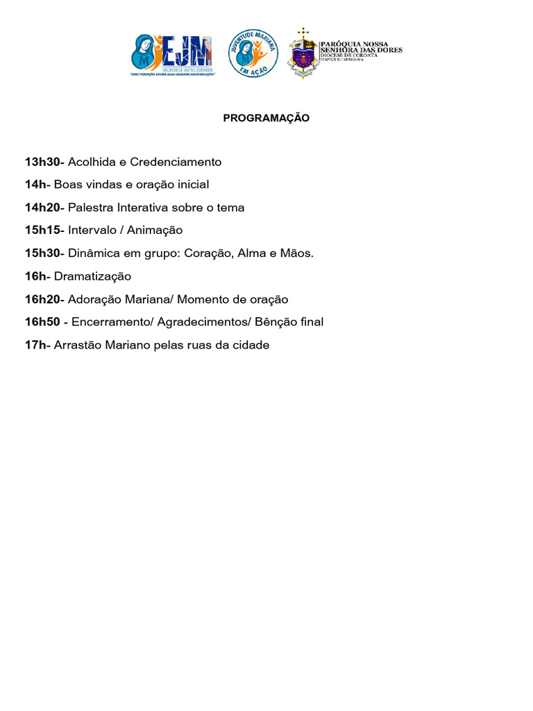 PROGRAMAÇÃO EJM - Docx - 20250523 - 151240 - 0000 | PDF
