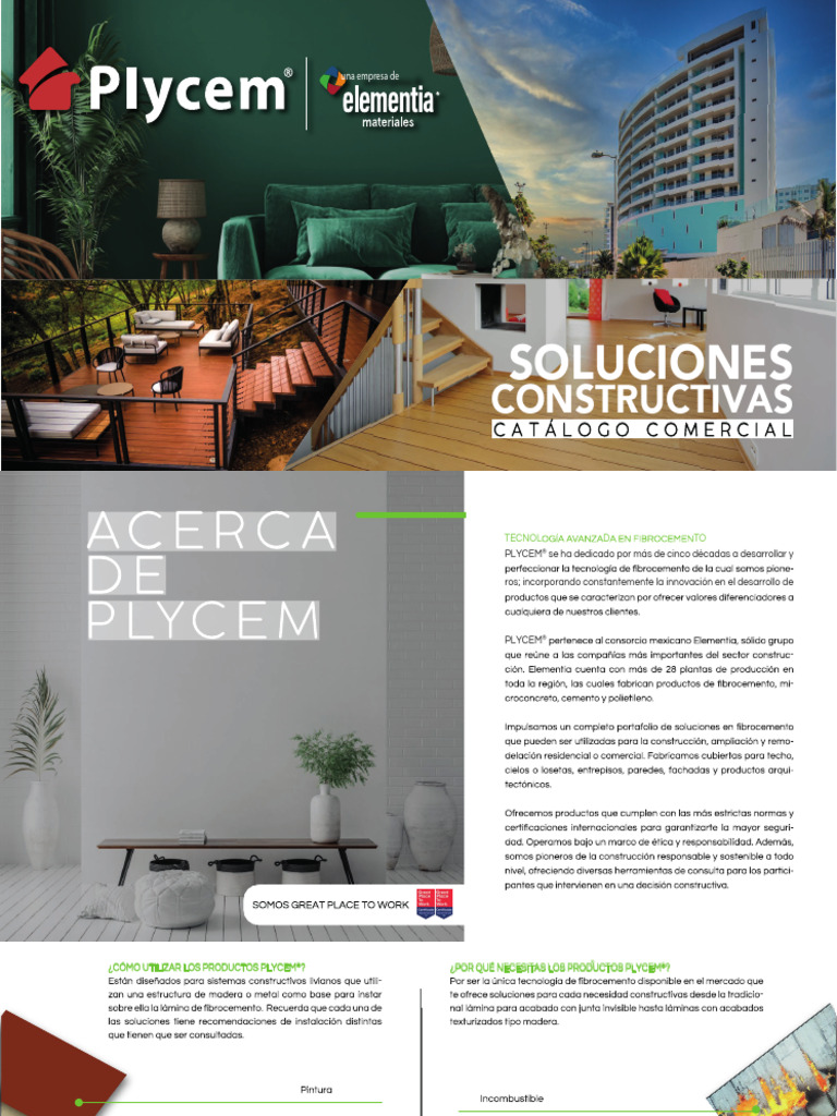 Soluciones Constructivas PLYCEM® | PDF | Producción y fabricación ...