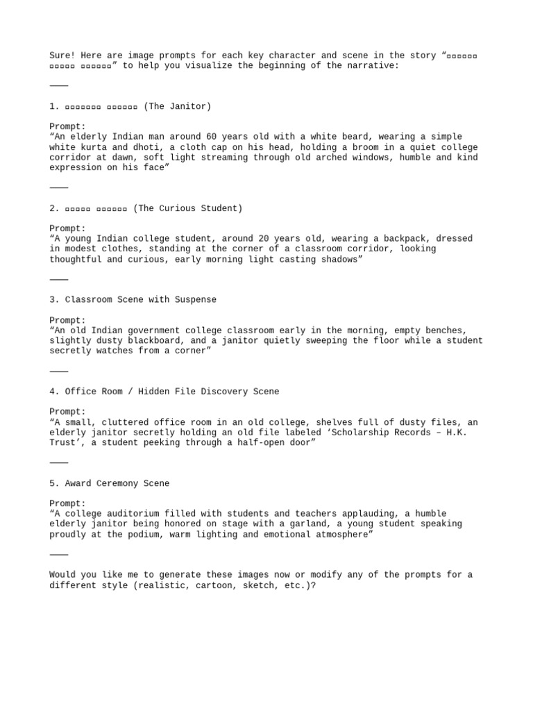 Story Character | PDF