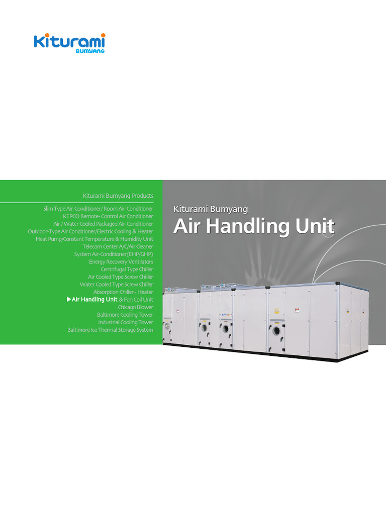 Kiturami Bumyang HVAC Product Overview | PDF | Air Conditioning | Pipe ...