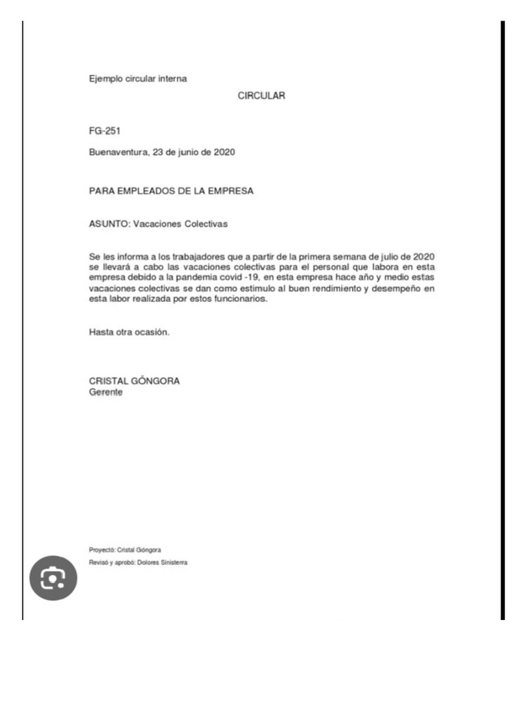 Ejemplo Circular | PDF