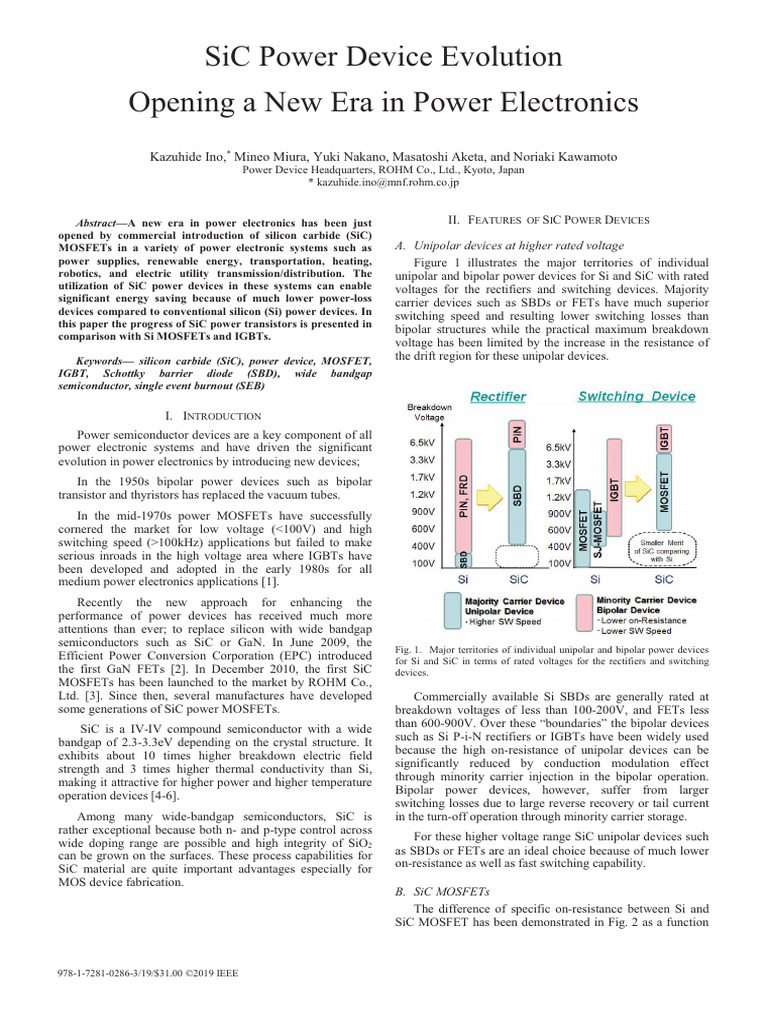 10 1109@edssc 2019 8754464 | PDF | Mosfet | Field Effect Transistor