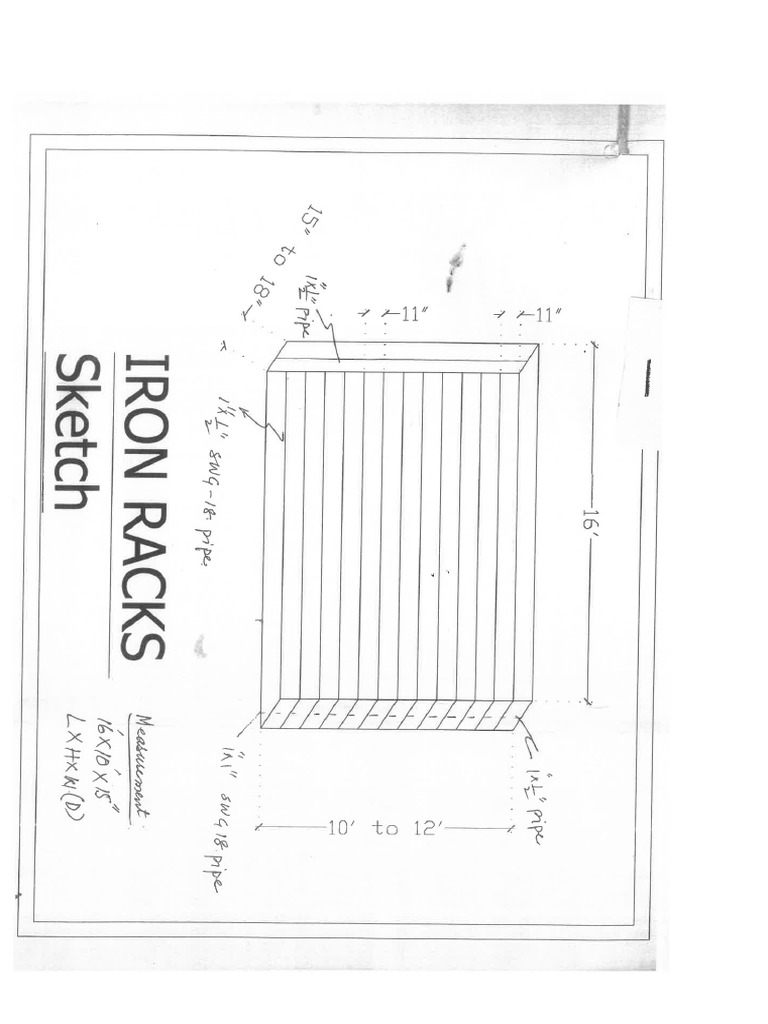 Microsoft Word - Tender Iron Rack 25-4-25 | PDF