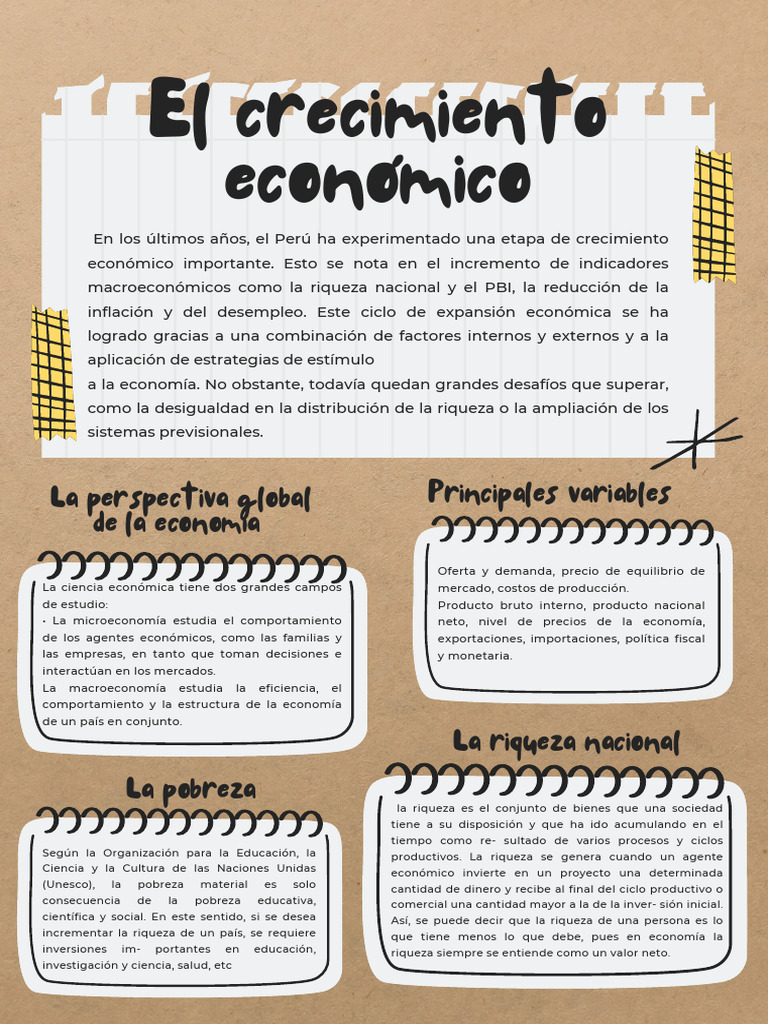 El Crecimiento Económico | PDF | Inflación | Macroeconómica
