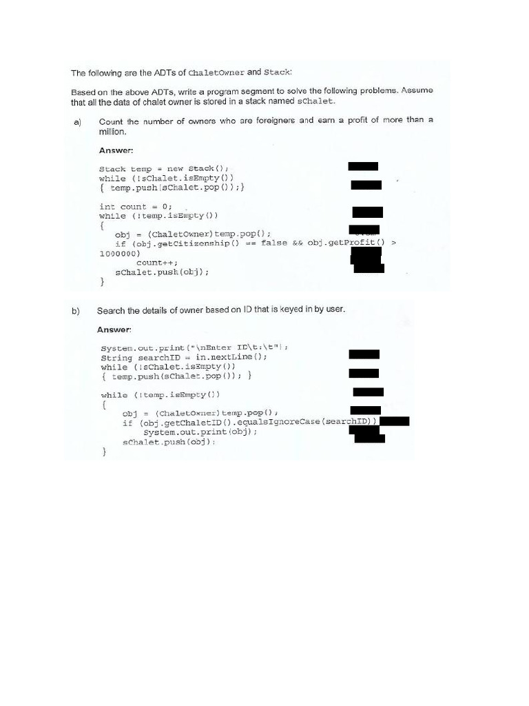 Answer Stack | PDF
