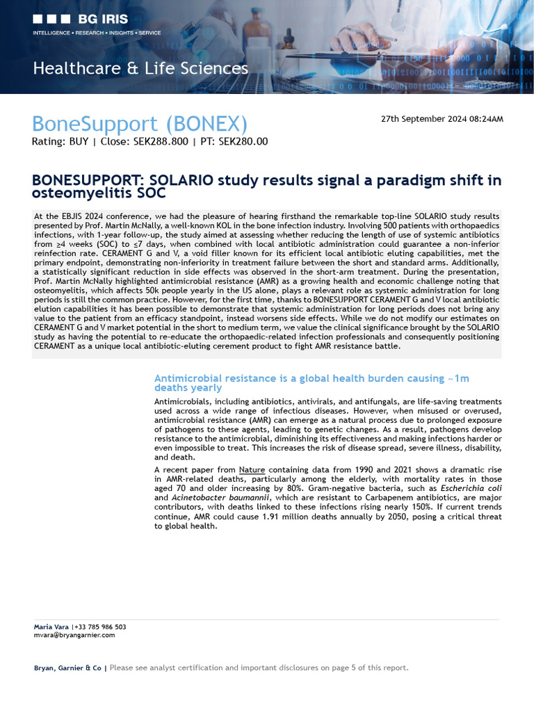 SOLARIO Study: Local Antibiotics vs. SOC | PDF | Antimicrobial ...