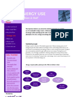 CSR Factsheet Energy Use