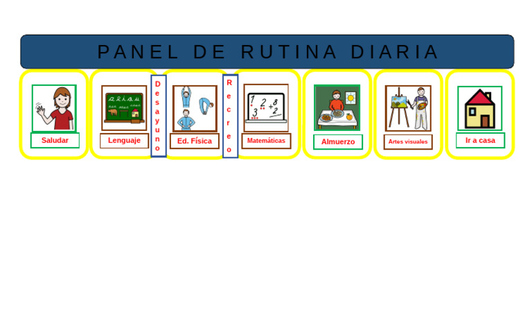 Panel de Rutina | PDF