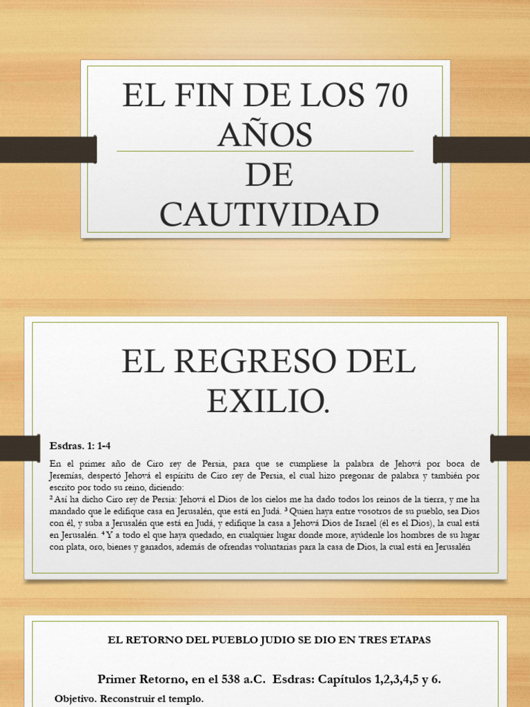 Retorno del Exilio y Reconstrucción | PDF | Templo en jerusalén | Ezra
