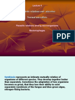 Symbiotic Relations and Microbes Normal Microflore