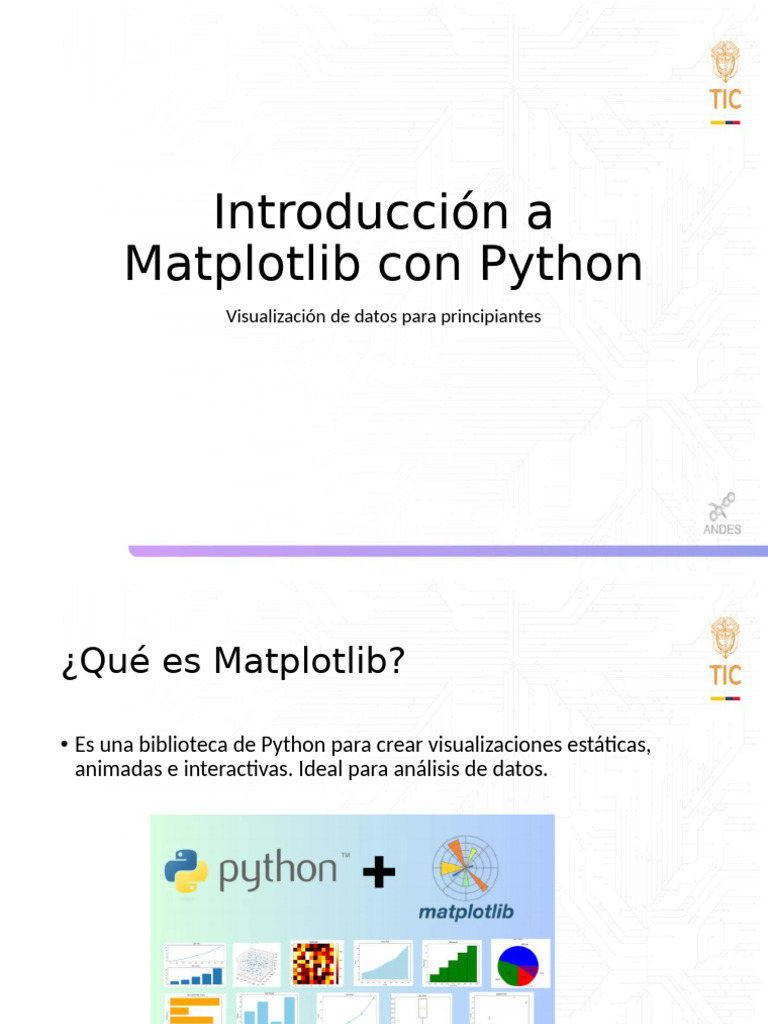 Introducción a Matplotlib en Python | PDF