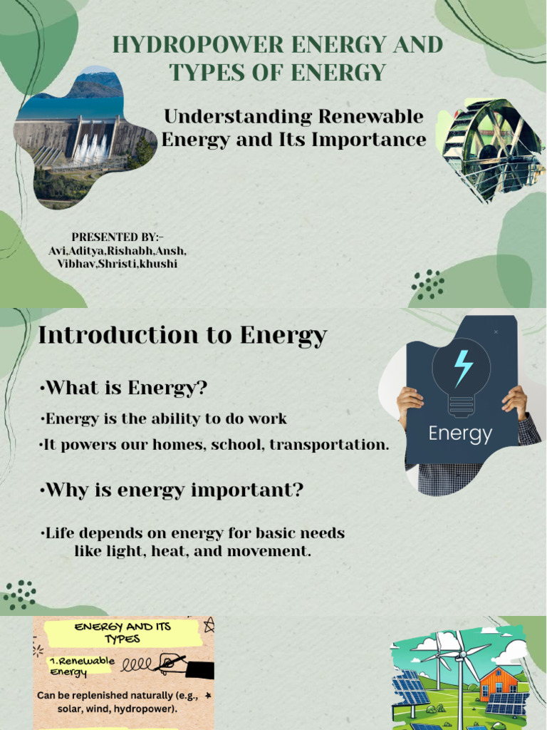Hydropower Energy: Benefits & Challenges | PDF