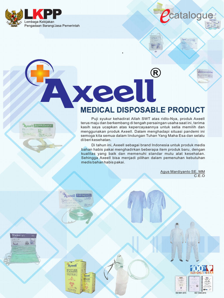 Produk Medis Axeell untuk Kesehatan | PDF