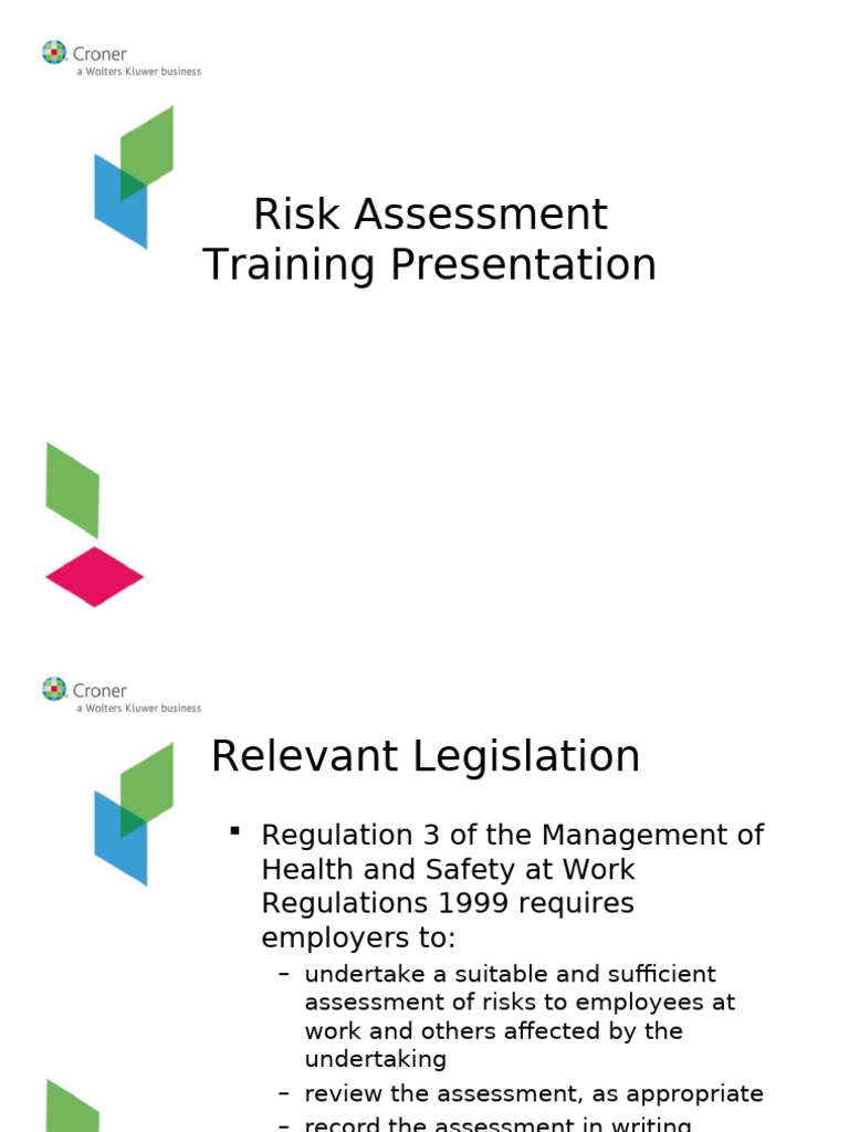 Risk Assessment Training Presentation | PDF | Risk | Occupational ...