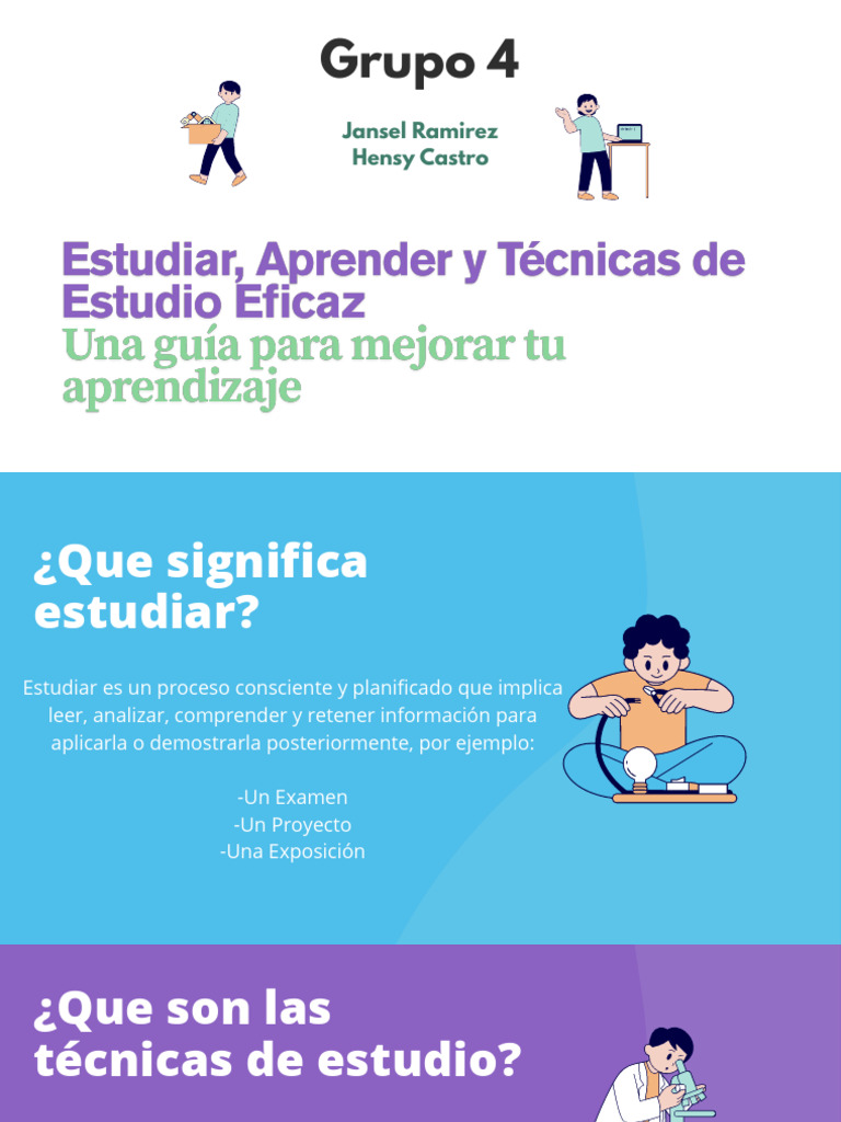Significado y técnicas de estudiar | PDF | Habilidades de estudio ...