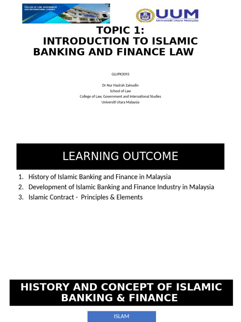 Islamic Banking & Finance in Malaysia | PDF | Islamic Banking And ...