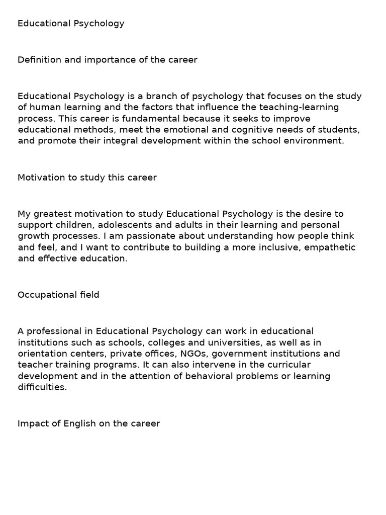 Educational Pschology | PDF