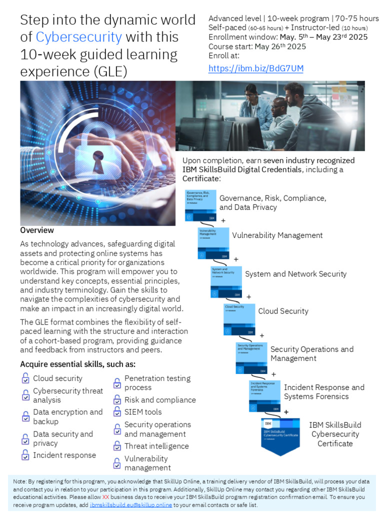 10-Week Cybersecurity Certificate Program | PDF | Security | Computer ...