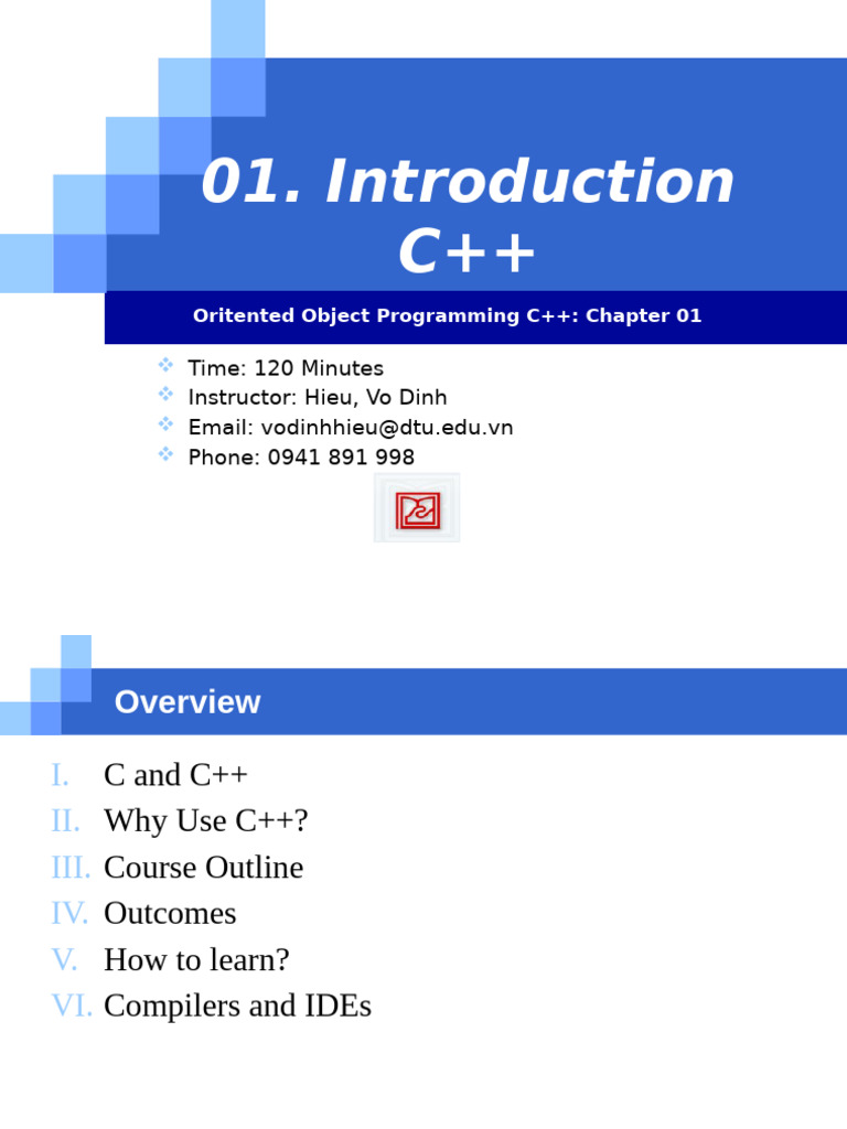 Lesson 01 - 01. Introduction C++ | PDF | C++ | Computer Programming