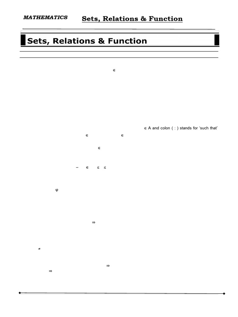 Understanding Sets and Their Properties | PDF | Function (Mathematics ...