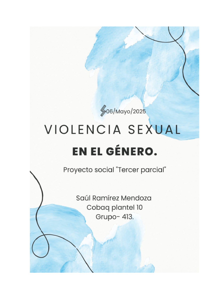 Violencia de Género: Impacto y Prevención | PDF | Violencia | Violación