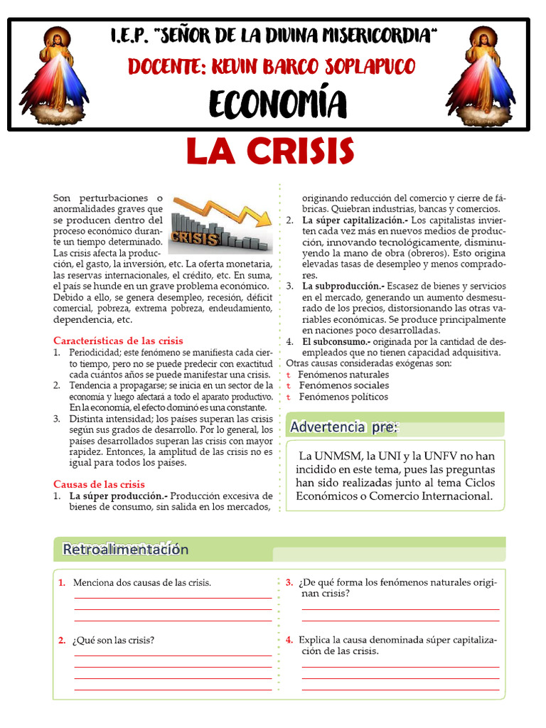 Causas y características de las crisis económicas | PDF | Desempleo ...