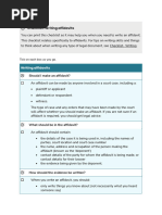 UCPR Form 40 Affidavit Template | PDF | Affidavit | Identity Document