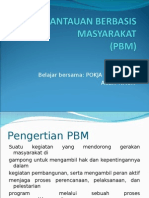 Pemantauan Berbasis Masyarakat