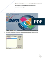 Guia para Revisar Consumos de Materias Primas Notificados en SAP